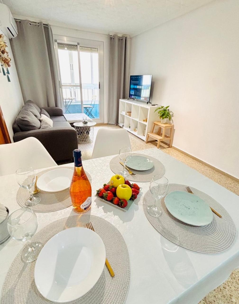 Precioso Apartamento Playa Pinedo Valencia Eksteriør billede